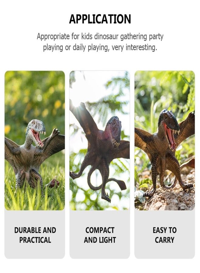 FUNFOB Dinosaur Toy Figure Width-16cm Pterodactyl Dinosaur Toys for Kids & Adults PVC Multicolour | Flying Dino - Image 4